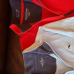 Vineyard Vines boys zip pullover set of 2.